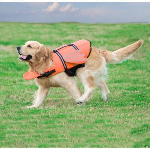 Pet Life Jacket Reflective Dog Clothes Floating Life Vest Angel Wings Life Jacket Summer Large And Small Dog Swimming Suit