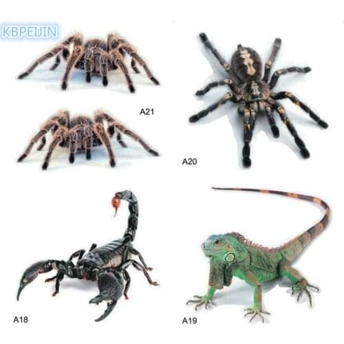 Car Styling 3D Simulation Animals Bumper Retrofit Stickers for lifan x60 620 520 320 x50 solano smily Accessories