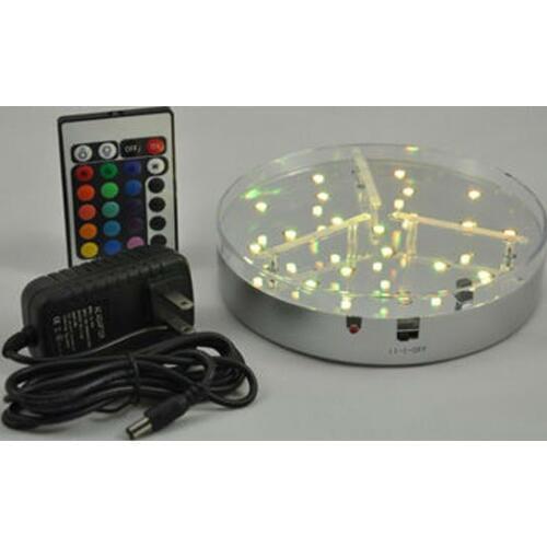 Wedding Favors And Gifts Wholesales Cheap Remote Controlled Round 6inch Light Base Centerpieces Wedding Decor Deft Design Led