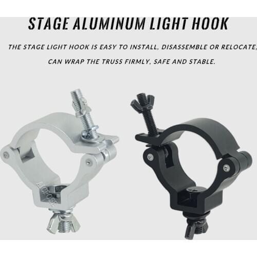 Aluminium Material Stage Light Hook LED Stage Effect Light Clamp Truss LED Par LED Moving Head Light Hooks Security Clamp