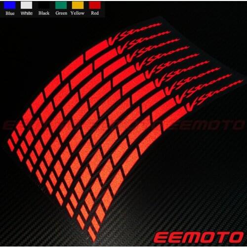 16 X Custom Wheels Rims Tire Decals Reflective Stickers Stripes Waterproof Motorcycle For Vstrom V-Strom DL 250 650 1000