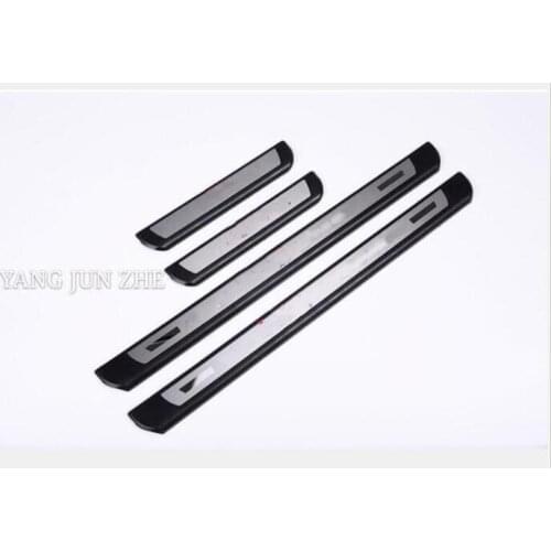 4x Stainless Steel For Range Rover Evoque 2011-2017 Car Welcome Pedal Car External Door Sill Scuff Plate Pad Threshold