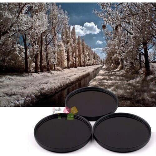 58mm 720nm+850nm+1000nm Infrared IR Optical Grade Filter for Camera Lenses