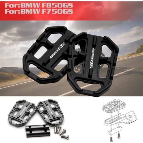 For BMW F750GS F850GS ALL NEW CNC Aluminum Motorcycle Billet Wide Foot Pegs Pedals Rest Footpegs