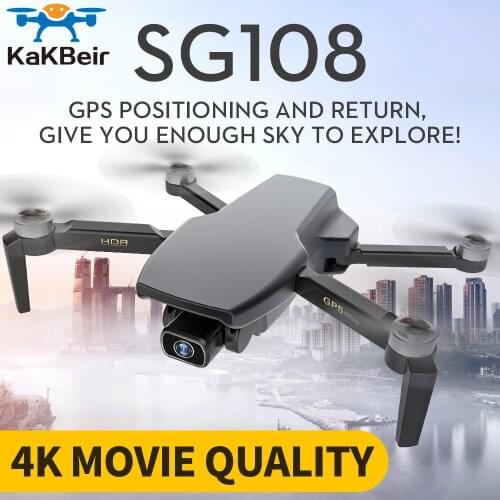 SG108 rc dron drone 4k camera GPS drones profesional brush FPV 7.4V Motor flight quadcopter vs ex5 SG906 SG907