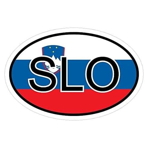 Kiwistar Slovenia SLO Car Sticker Silhouette Aufkleber Laptop Buch Gitarre Motorrad Helm Werkzeugkasten
