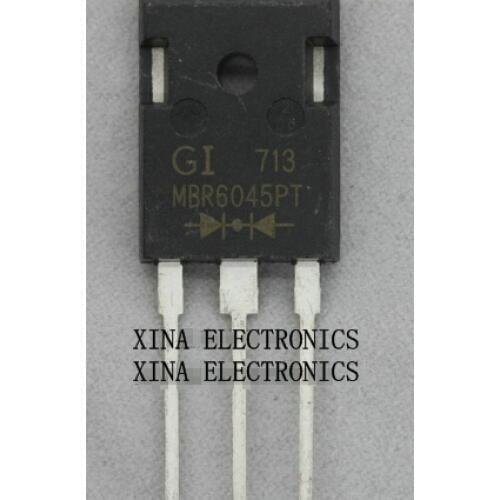 MBR6045PT MBR6045 60A/45V TO-247 ROHS ORIGINAL 5PCS/lot Free Shipping Electronics composition kit