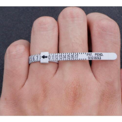 New 1pc Ring sizer UK/US Official British/American Finger Measure Gauge Men and Womens Sizes A-Z Jewelry Accessory Measurer
