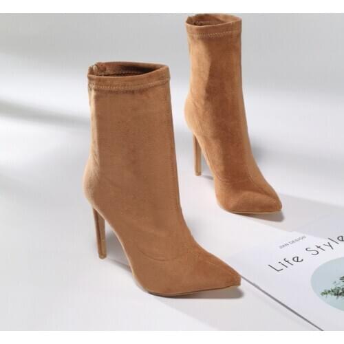Autumn and Winter Fashion New European and American Womens Boots Sexy and Suede Womens Boots