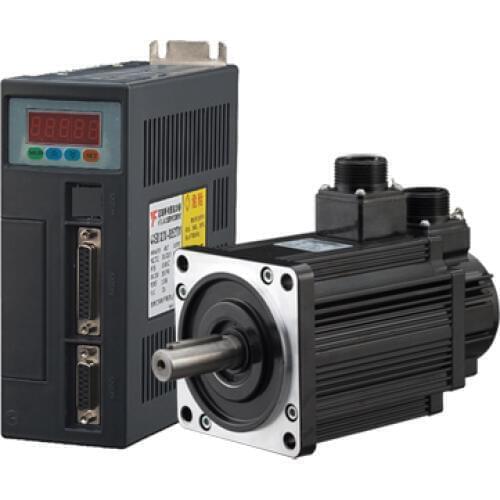 One set kits for servo motor and servo driver 130ST-M07725 AC servo motor drive 7.7NM 2KW take with servo driver