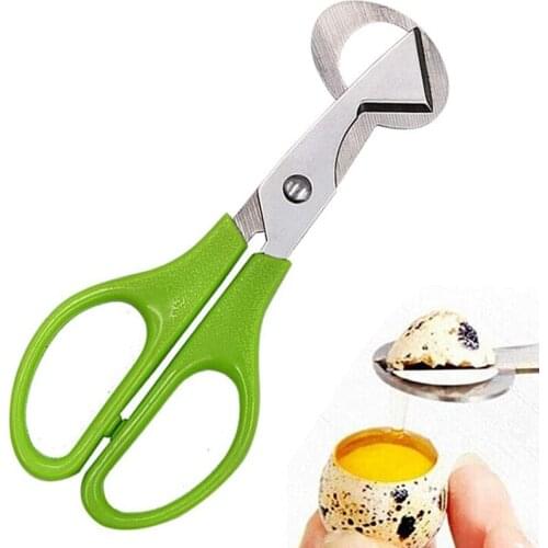 Hot 10PCS Stainless Steel Quail Egg Cutter Scissors Pigeon Bird Quail Egg Cutter Opener Cracker Kitchen Clipper Tool