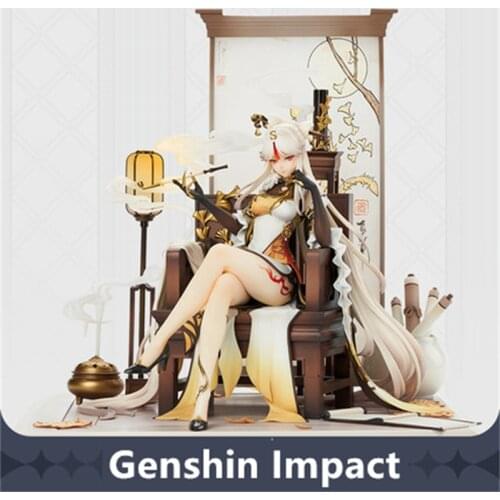 Pre-Sale: Anime Game GENSHIN IMPACT Ningguang Project·Yanyue Tianquan Ver.1/7 Static Doll 1/7 Standard Scale With Complete Scene