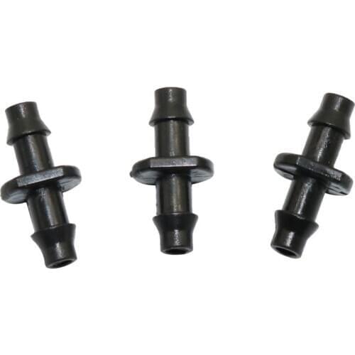 Double Barb Straight Water Hose Connectors Coupling for 4/7mm Hose Tubing Micro Flow Drip Irrigation Straight Connectors Fitting