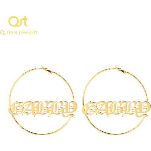 Серьги-кольца Qitian China At AliExpress