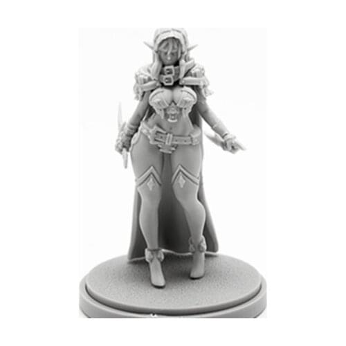 Special Offer Die-cast Resin Model KD 58 Dark Elf Model Free Shipping