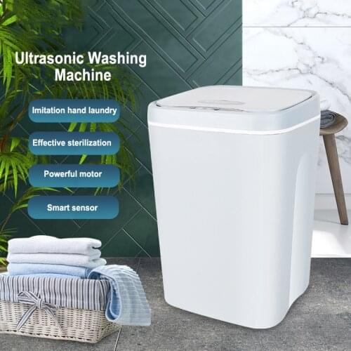 3 In 1 Mini Turbo Washing Machine Portable Ultrasonic Washing Machine Household Smart Sensor Washing Machine Removes Dirt Washer