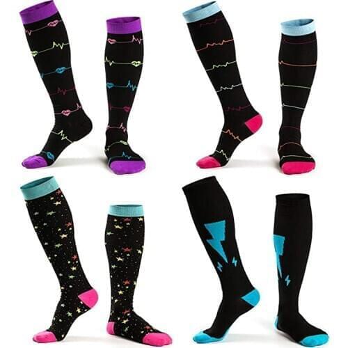 Varicose Vein Stockings Antifatigue Unisex Compression Socks Medical Varicose Veins Leg Relief Pain Knee Travel Flight Socks