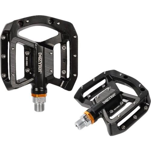 Bicycle Flat Pedal CNC Aluminum Alloy Die-Cast Needle Roller Bearing Pedal Mountain Road Bike Pedals For Cycling Bike Accessory