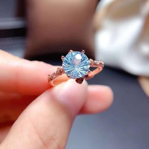 High Quality Topaz Olivine Ring S925 Pure Silver Fine Fashion Wedding Charming Jewelry for Women Free Shipping