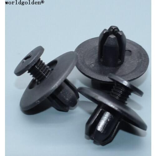 Worldgolden 100pcs auto fasteners Push-Type Retainer for toyota T-100 1992-On 90467-07044