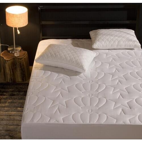52LAGMTA 1 pc 100% Polyester Fiber Mattress Cover Sheet Four Corners With Elastic Sheet