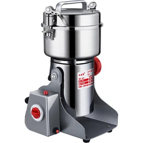 800g Medicinal Material Grinder 220V/550w Grain Grinder Powder Machine Ultra-Fine Household Small Grinder Crusher