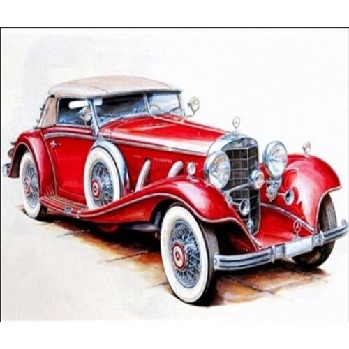 DIY Diamond Embroidery Standard Car 5D Diamond Painting Cross Stitch Mosaic Pattern Full Square Rhinestone Home Decor