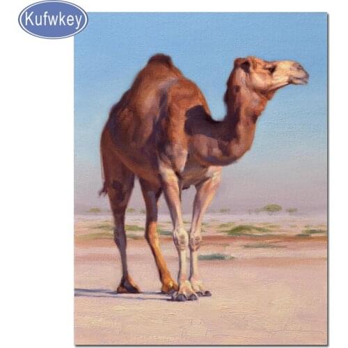 Diamond embroidery African wilderness camel diy diamond Painting full Square round cross stitch rhinestone mosaic diamond art