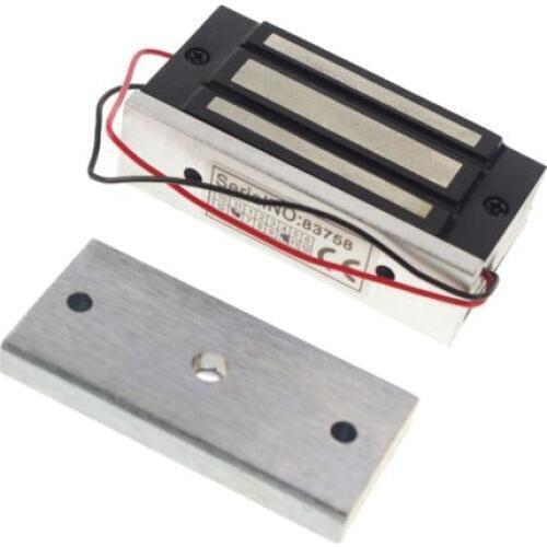 12VDC 100lbs Force Aluminum Electromagnetic Lock Magnetic Protect Door Security
