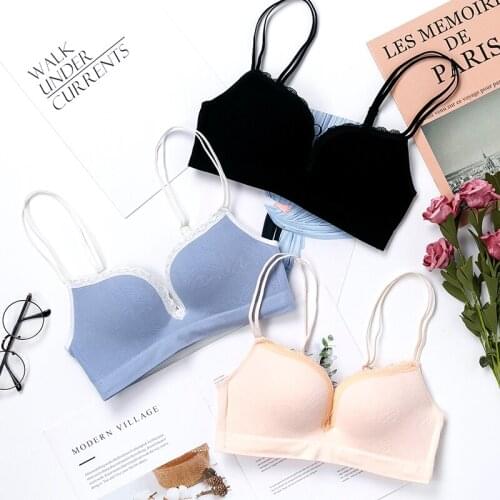 Sexy Deep U Cup Bras For Women Push Up Lingerie Seamless Bra Wire Free Bralette Backless Plunge Intimates Female Underwear