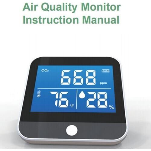 DM306C Digital Portable CO2 Meter Temperature Mini Monitor Multifunctional Infrared Ndir Detector Home Indoor Gas Analyzer