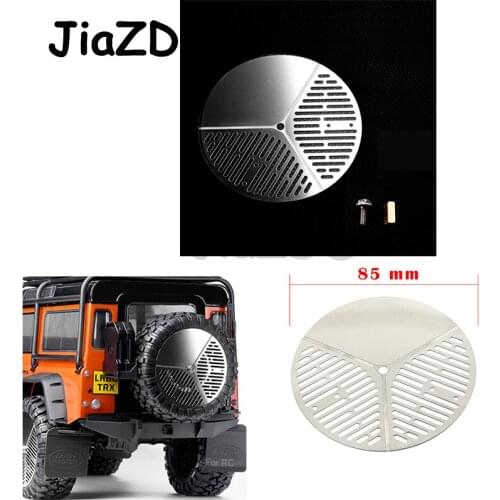 CNC stainless steel spare wheel cover tire cover for 1 / 10 RC tracked vehicle traxxas trx-4 TRX 4 defenders Y09