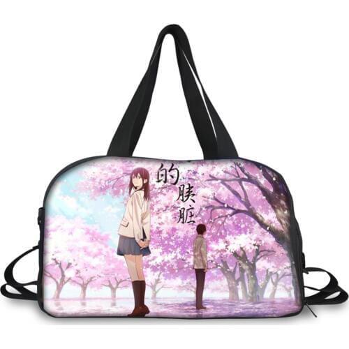 HaoYun Water-proof Totes Travel Bags I want to eat your pancreas Pattern Travel Luggage Tote Bags Mens Outdoor Sports Bags