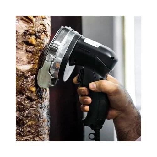 Electric Kebab Slicer doner Knife Shawarma Cutter handheld roast meat cutting machine Gyro Knife 220-240V 110V two blades