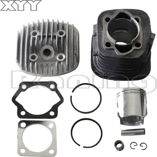 Cylinder Head&Cylinder&Piston For 66/80cc 2 Stroke Engine Motorized Bicycle