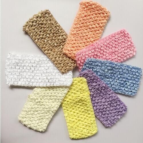 Headwear 8colors one set Width Crochet Headbands 7cmX15-16CM Baby Girl Women All can use hair Accessory