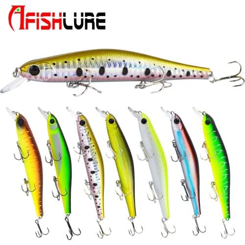 HL23 Factory Price Hard Minnow Hard Minnow Lure with Treble Hooks Bait Minnow Fishing Lure Minnow Fishing Lure
