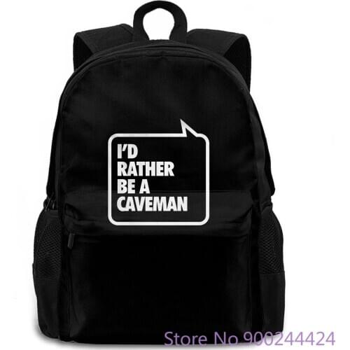 I'd Rather Be A Cave, Mens Caving Cool Middle Aged women men backpack laptop travel school adult student