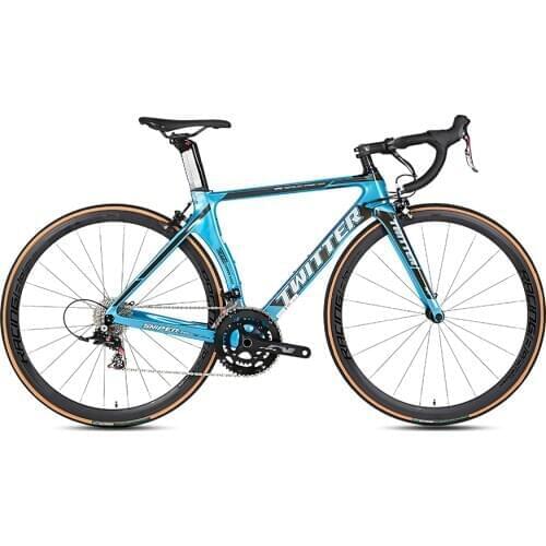 TWITTER 22/24 Speed Carbon Road Bike 700C Wheel set