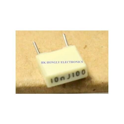 50PCS R82 100V 10nJ100 15nJ100 22nJ100 33nJ100 47nJ100 68nJ100 0.01UF 0.015UF 0.022UF 0.033UF 0.047UF 0.056UF P=5mm Capacitor