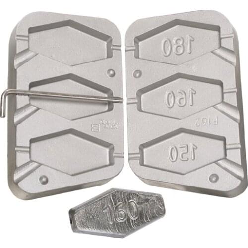 Mould lead fishing Inline gr.150-160-180 F 142