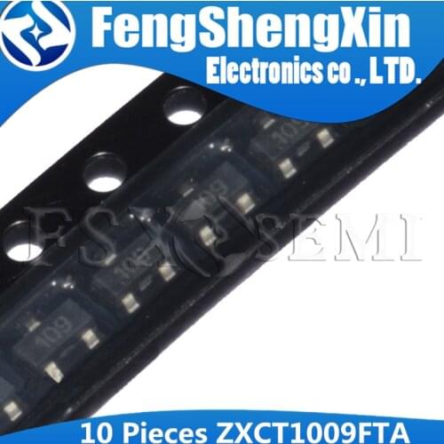 10PCS ZXCT1009FTA SOT-23 ZXCT1009FT ZXCT1009F ZXCT1009 109 SOT23 HIGH-SIDE CURRENT MONITOR