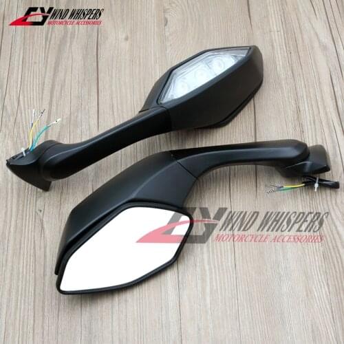 Motorcycle Mirror Moto Rearview Side Mirror Fits For Yamaha YZF R6 YZF-R6 2017 2018 2019 YZF-R1 R1 2015 2016 2020 2021