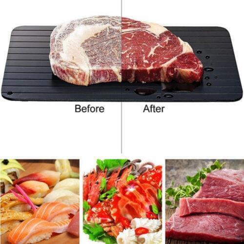 New Fast Defrosting Tray Thaw Frozen Food Meat Fruit Fish Sea Food Quick Defrosting Plate Board Kitchen Gadget Tool Dropshipping
