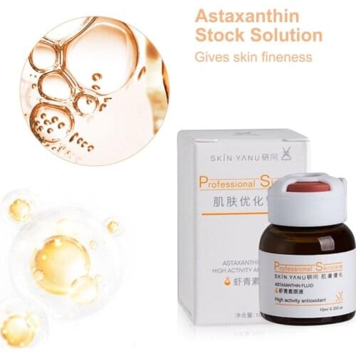 Astaxanthin Whitening Serum 10 Ml microneedle Improve Dark Yellow Moisturizing White Essence Beauty Skin Serum Facial Skin Care