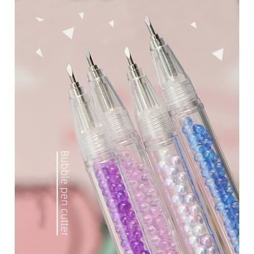 Portable Engraving Pen for School Paper Knife DIY Engrave Notebook Paper Carving Pen Knife Tools Office School Stationery