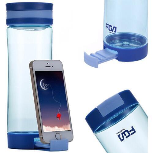 3 Candy Color Fuguang Handy couple bottle portable sports plastic space Creative water bottle for Adults Students 600ml