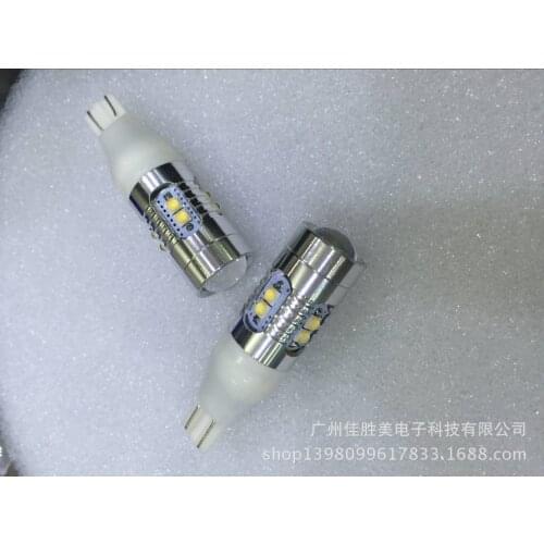 Factory Direct Sale Automobile LED Lamp T15 50W Cree 10led Turn Signal Lamp Reverse Light Indicator Led Lights for Car