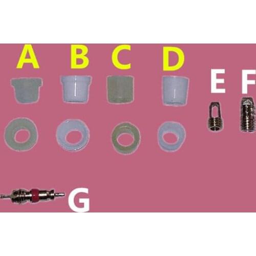 Mix 7kinds Refrigeration and filling tool washer/thimble for air conditioner or refrigerator