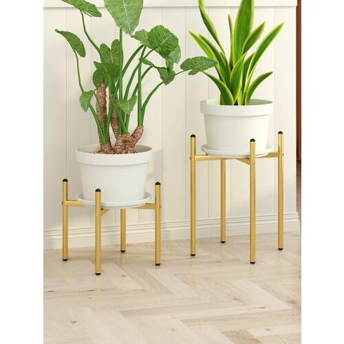 50cm Outdoor Furniture Plants Stand Balcony Shelf Green Succulent Iron Art Rack Simple Floor Light Luxury Flower Holders D411